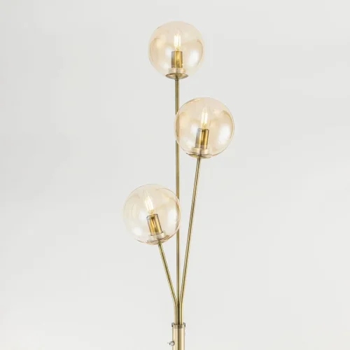Торшер Томми CL102933 Citilux  янтарный 3 лампы, основание бронзовое в стиле современный
 фото 4
