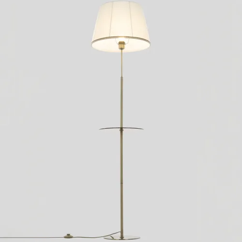 Торшер Линц CL402980T Citilux со столиком белый 1 лампа, основание бронзовое в стиле классический прованс
 фото 2