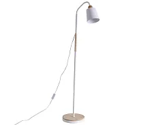Торшер Офелия 07031,01 Kink Light  белый 1 лампа, основание белое в стиле лофт
