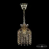 Светильник подвесной 14781/15 G R M721 Bohemia Ivele Crystal прозрачный 1 лампа, основание золотое в стиле классический r