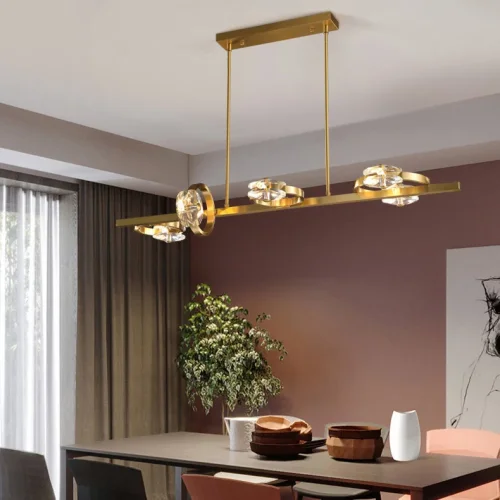 Светильник потолочный ADONICA LONG L12 204481-23 ImperiumLoft прозрачный на 12 ламп, основание латунь в стиле современный фото 8