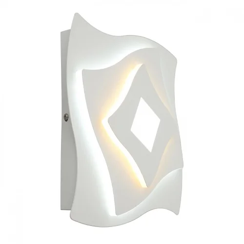 Бра LED Benevello OML-07801-25 Omnilux белый на 1 лампу, основание белое в стиле хай-тек Бра LED Benevello OML-07801-25 Omnilux белый на 1 лампу, основание белое в стиле хай-тек