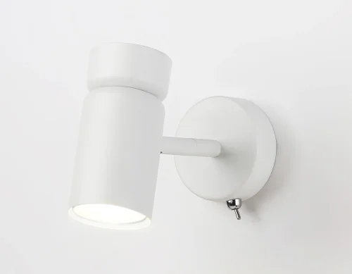 Бра с выключателем TA13182 Ambrella light белый на 1 лампа, основание белое в стиле современный хай-тек  фото 4