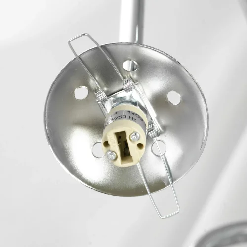 Люстра подвесная LSP-8508 Lussole прозрачная на 15 ламп, основание хром в стиле современный  фото 4