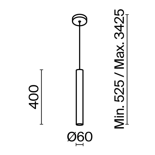 Светильник подвесной Pro Focus MOD161PL-01W1 Maytoni белый на 1 лампу, основание белое в стиле современный трубочки фото 4 Светильник подвесной Pro Focus MOD161PL-01W1 Maytoni белый на 1 лампу, основание белое в стиле современный трубочки фото 4