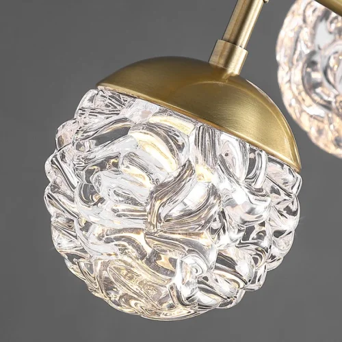 Светильник подвесной VERENA LONG 203524-23 ImperiumLoft прозрачный на 6 ламп, основание латунь в стиле современный фото 5 Светильник подвесной VERENA LONG 203524-23 ImperiumLoft прозрачный на 6 ламп, основание латунь в стиле современный фото 5