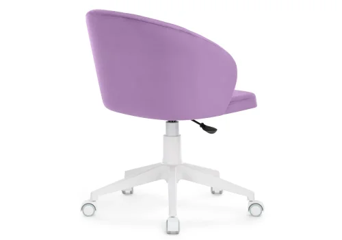 Компьютерное кресло Пард сиреневый 464232 Woodville, фиолетовый/велюр, ножки/пластик/белый, размеры - *870***590*600 фото 5