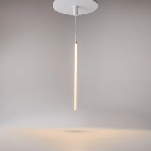 Светильник подвесной LED Ray P022PL-L20W3K Maytoni белый на 1 лампу, основание белое в стиле современный трубочки фото 3