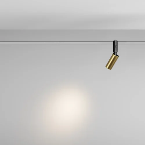Трековый светильник LED Magnetic track system Flexity TR201-1-5W3K-M-BBS Maytoni латунь для шинопроводов серии Magnetic track system Flexity чёрный фото 6