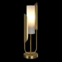 Настольная лампа Сipresso Z014TL-01G Maytoni белая 1 лампа, основание золотое металл в стиле современный 