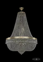 Люстра потолочная хрустальная 19271/H2/90IV G Bohemia Ivele Crystal прозрачная на 26 ламп, основание золотое в стиле классический sp
