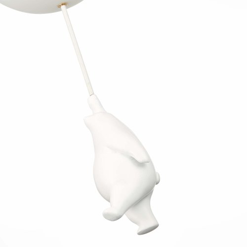 Светильник потолочный Modena SLE115422-01 Evoluce белый 1 лампа, основание белое в стиле современный шар фото 3