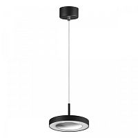 Светильник подвесной LED Mirror 359281 Novotech чёрный 1 лампа, основание чёрное в стиле модерн хай-тек 