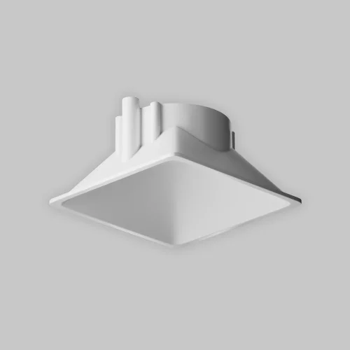 Декоративная рамка-отражатель для светильников серии Alfa LED Ring8-10W-SQ-W Maytoni на 1 , основание белое в стиле хай-тек современный фото 5