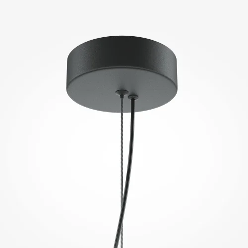 Светильник подвесной LED Fluffy MOD319PL-L30B3K Maytoni серый на 1 лампу, основание чёрное в стиле современный хай-тек линейный фото 7