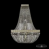 Бра 19112B/H2/35IV GW Bohemia Ivele Crystal прозрачный 4 лампы, основание золотое в стиле классический sp
