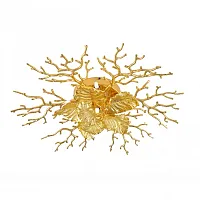 Люстра потолочная Милано-3 23312.700.6.G9 GD Артемилано золотая на 6 ламп, основание золотое в стиле флористика современный ветви