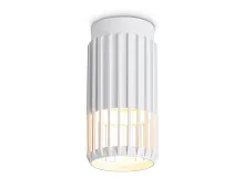 Светильник накладной TN51672 Ambrella light белый 1 лампа, основание белое в стиле современный хай-тек круглый