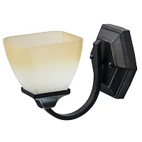 Бра Замок 249028401 MW-Light бежевый 1 лампа, основание чёрное в стиле кантри 