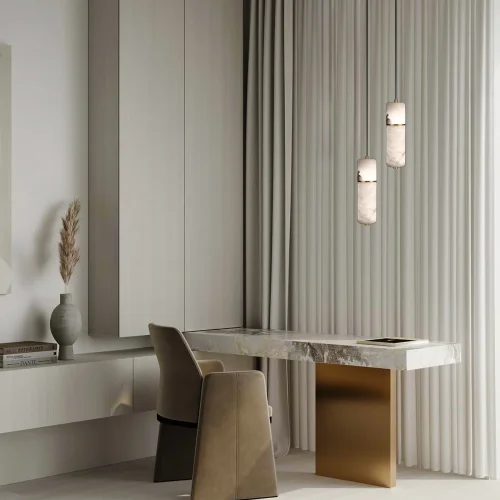 Светильник подвесной LED Mondrian 10408P LOFT IT белый на 1 лампу, основание бронзовое в стиле современный фото 9 Светильник подвесной LED Mondrian 10408P LOFT IT белый на 1 лампу, основание бронзовое в стиле современный фото 9