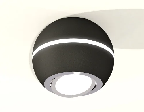 Светильник накладной Techno spot XS1102021 Ambrella light чёрный 1 лампа, основание чёрное в стиле современный круглый фото 2