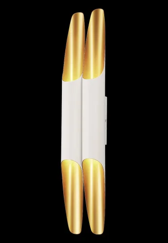 Бра CLT 332W4-V2 WH-GO Crystal Lux золотой белый на 4 лампы, основание белое в стиле современный  фото 3