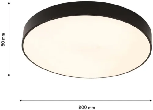 Светильник потолочный LED с пультом Arena 4684-8C F-promo белый на 1 лампу, основание чёрное в стиле современный круглый фото 2