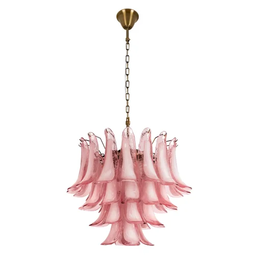 Люстра подвесная Лилу / Lilou 10600/600 Pink LOFT IT розовая на 10 ламп, основание бронзовое в стиле Люстра подвесная Лилу / Lilou 10600/600 Pink LOFT IT розовая на 10 ламп, основание бронзовое в стиле