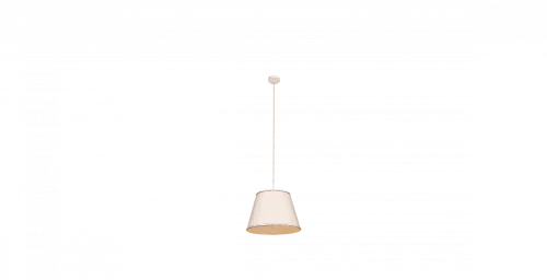 Светильник подвесной LOTTE 213.1 Lucia Tucci белый 1 лампа, основание бежевое в стиле классический 