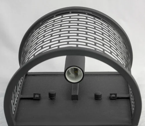 Бра лофт LSP-9171  Lussole чёрный белый на 1 лампа, основание чёрное в стиле лофт  фото 4