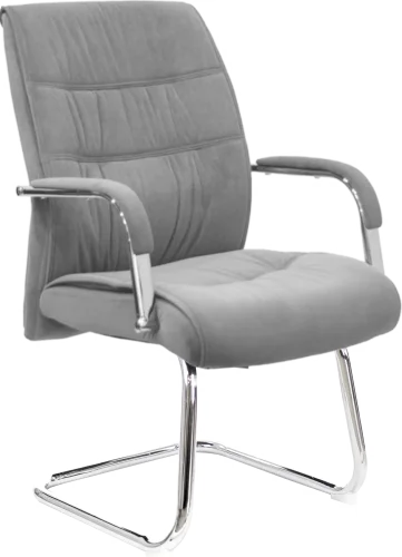 Кресло Bond CF Ткань Серый EC-333A CF F Grey Everprof, серый/ткань, ножки//, размеры - 990*990***570*
