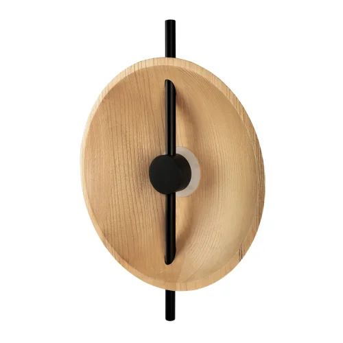 Бра LED Wood 10451W LOFT IT коричневый на 1 лампу, основание чёрное в стиле лофт современный фото 3