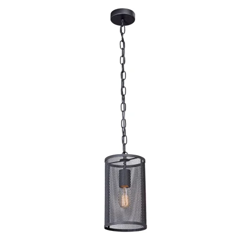Светильник подвесной V4826-1/1 Vitaluce без плафона 1 лампа, основание чёрное в стиле лофт 
