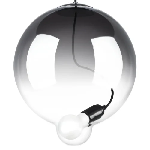 Светильник подвесной Colore 805301 Lightstar серый чёрный 1 лампа, основание матовое хром никель серое в стиле арт-деко  фото 6