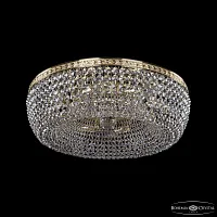 Люстра потолочная 19031/55IV G Bohemia Ivele Crystal прозрачная на 8 ламп, основание золотое в стиле классический sp
