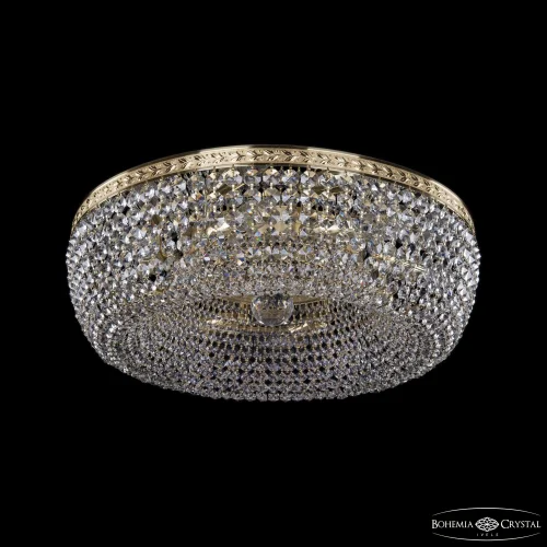 Люстра потолочная 19031/55IV G Bohemia Ivele Crystal прозрачная на 8 ламп, основание золотое в стиле классический sp