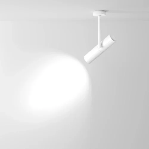 Светильник накладной Elti C020CL-01W Maytoni белый 1 лампа, основание белое в стиле современный круглый фото 6