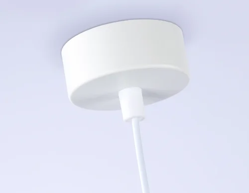 Светильник подвесной TN5122 Ambrella light белый 1 лампа, основание белое в стиле хай-тек современный  фото 2