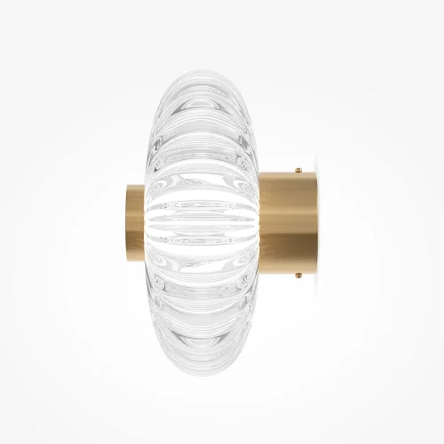 Бра LED Amulet MOD555WL-L3G3K Maytoni прозрачный на 1 лампа, основание золотое в стиле арт-деко современный  фото 4