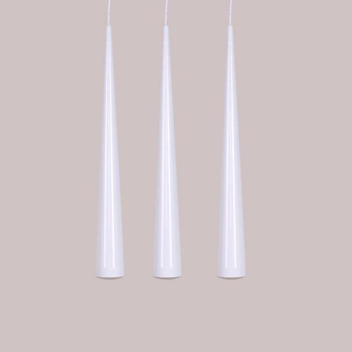 Светильник подвесной LED Epoch V2351-PL Moderli белый 1 лампа, основание белое в стиле современный трубочки фото 3