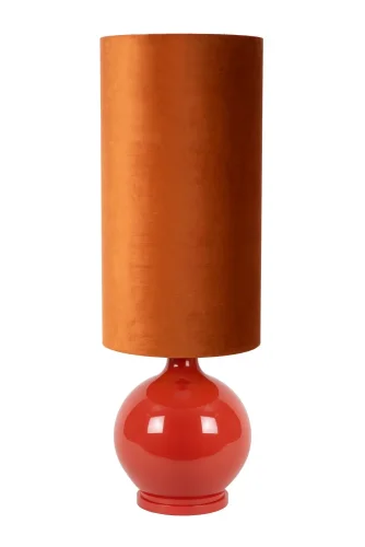 Торшер Esterad 10719/81/53 Lucide  оранжевый 1 лампа, основание оранжевое в стиле винтаж
 фото 2