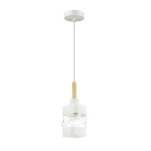 Светильник подвесной Bonnie 4491/1 Lumion белый 1 лампа, основание белое в стиле кантри  фото 2