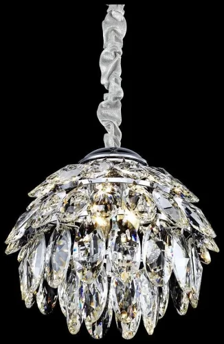 Светильник подвесной Ludgera WE113.02.103 Wertmark прозрачный 2 лампы, основание золотое в стиле современный 