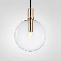 Светильник подвесной PENBALL D25 Gold 168479-26 ImperiumLoft прозрачный 1 лампа, основание золотое в стиле лофт современный 