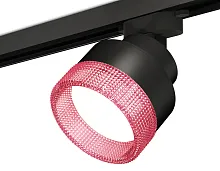 Трековый светильник Track System XT8102042 Ambrella light розовый чёрный для шинопроводов серии Track System