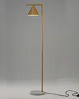 Торшер Omaha V10515-1F Moderli  золотой 1 лампа, основание золотое белое в стиле современный лофт
