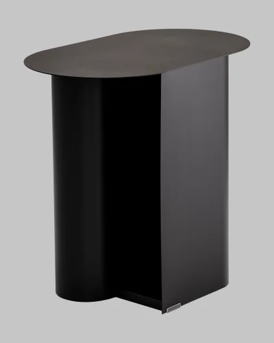 Журнальный столик Yvaine, металл, черный УТ000040315 Stool Group столешница чёрная из металл фото 2