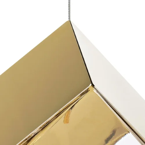 Светильник подвесной Qubica 805502 Lightstar прозрачный золотой 1 лампа, основание серебряное в стиле арт-деко современный  фото 6