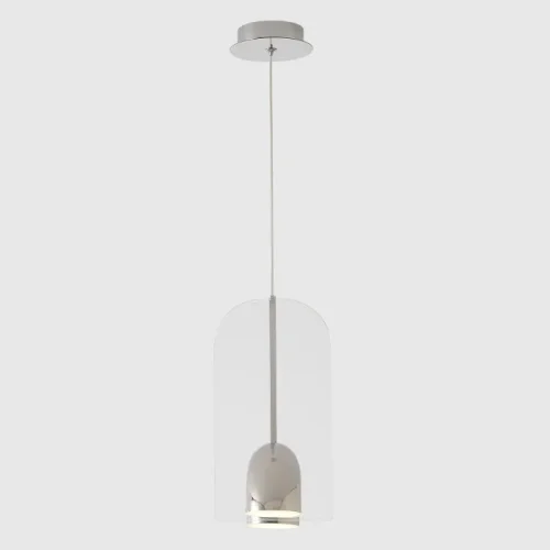 Светильник подвесной ЛЕД ELEMENT SP12W LED CHROME Crystal Lux белый на 1 лампу, основание хром в стиле лофт фото 5 Светильник подвесной ЛЕД ELEMENT SP12W LED CHROME Crystal Lux белый на 1 лампу, основание хром в стиле лофт фото 5