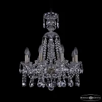 Люстра подвесная 1413/8/165/XL-61 Pa Bohemia Ivele Crystal без плафона на 8 ламп, основание бронзовое в стиле классический sp